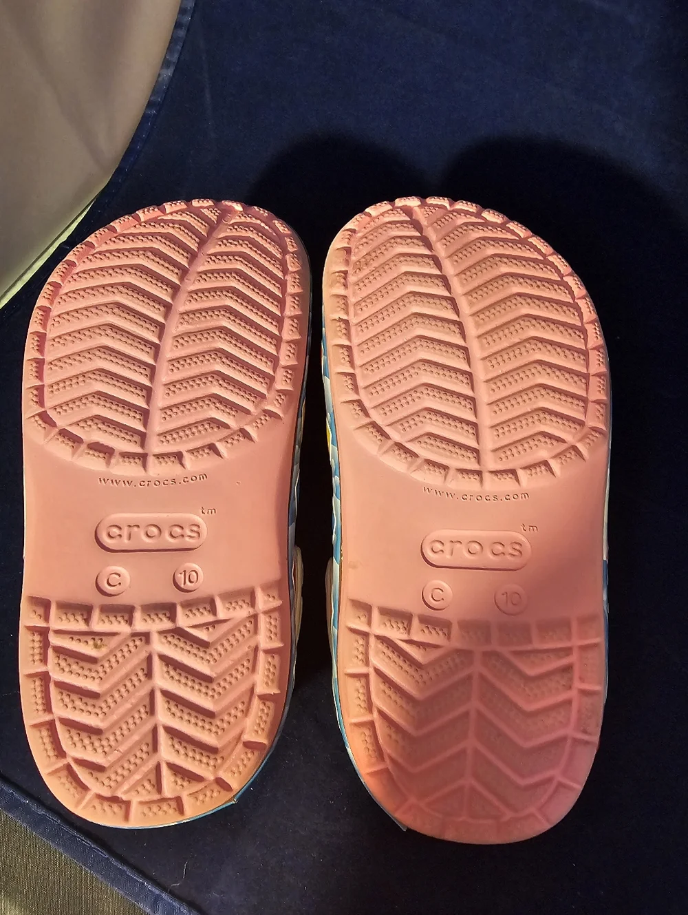 CROCS Kids Pink Unicorn Pegasus Clogs with Rainbow Trim